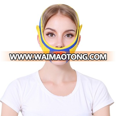 Face-Lifting Mask V-Face Artifact To Enhance Drooping Hood Line Carving Post-Recovery Bandage Shaping Tightening