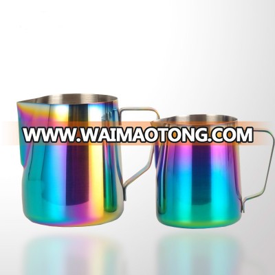 Stainless Steel Color Pull Cup 600ml Milk Tank Coffee