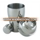 Stainless Steel 3-Piece Cocktail Shaker Set 16-Ounce