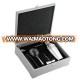 5pcs luxury cocktail shaker gift set/bar tool set in wooden case/box for gift