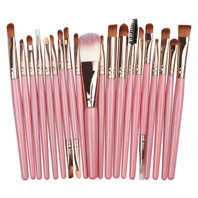 20Pcs/Set Makeup Brush Beauty Makeup Set Eye Shadow Brush Neutral No Logo Eye Brush Women Beauty Makeup Tool