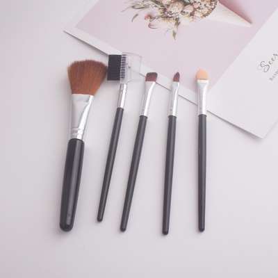 5 Pieces Makeup Brush Set EyeShadow Eyebrow Blush Foundation Beauty Tools