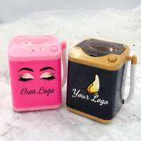 private label your logo mini make up eyelash Brush Cleaner wash dryer washing machine with own brand