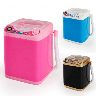 mini eyelash washing machine cute electric washing machine toy for efficient cleaning makeup brushes powder puff washing machine